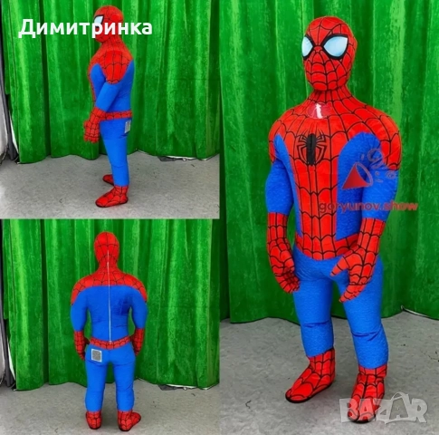 Надуваем костюм Спайдър-Мен 