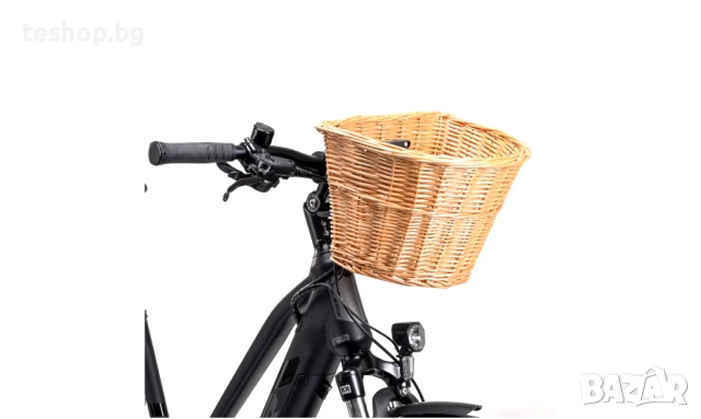 Кошница за велосипед BIKESPORT, ратанова, D MODE, 34*25*25cm