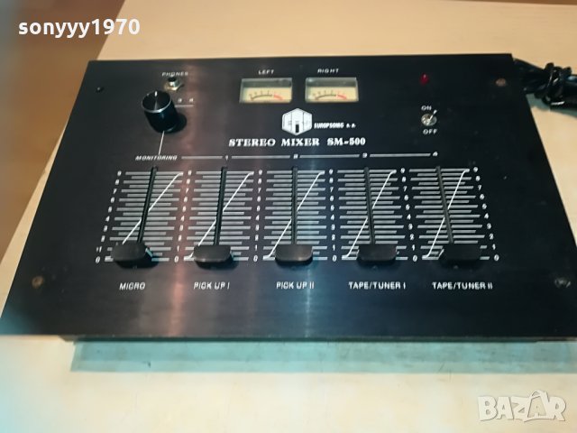 STEREO MIXER-внос от франция 0206211120, снимка 3 - Ресийвъри, усилватели, смесителни пултове - 33078267