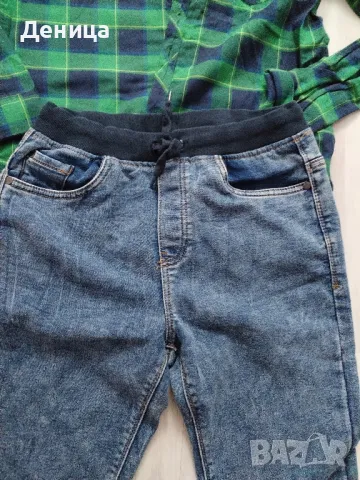 лот дънки и блузка , снимка 3 - Детски комплекти - 47479271