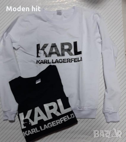 Karl Lagerfeld дамска блуза реплика /памук/, снимка 3 - Блузи с дълъг ръкав и пуловери - 32365257