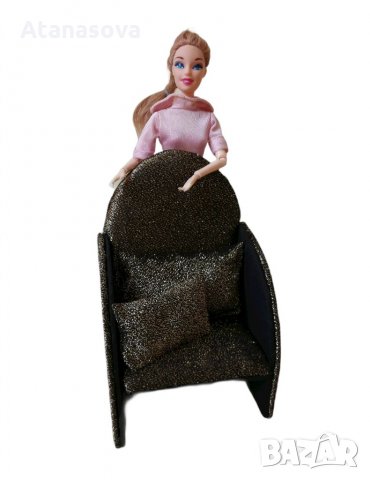 Мини Фотьойл за кукла Барби , снимка 12 - Кукли - 35298281