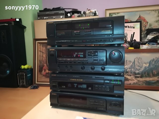 aiwa big aiwa from germany 010721172400375, снимка 4 - Ресийвъри, усилватели, смесителни пултове - 33392274