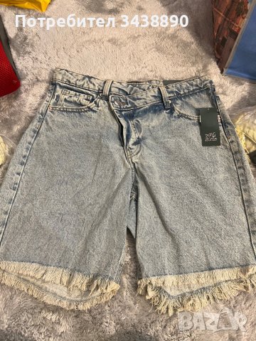 Къси дънкови панталони S 428, снимка 2 - Къси панталони и бермуди - 38376997