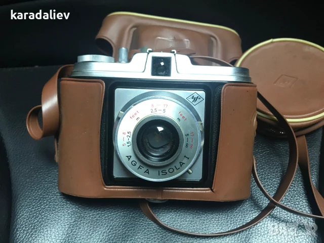 Ретро лентов фотоапарат AGFA ISOLA I, снимка 3 - Фотоапарати - 50522198