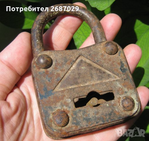  стар катинар с ключ, сгъваем метър, метри, снимка 11 - Други ценни предмети - 28955737