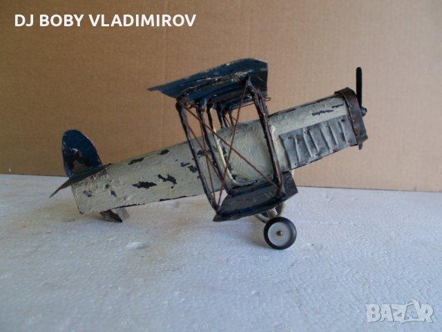 Старо колекционерско ръчно-изработено самолетче Първа световна война , снимка 6 - Антикварни и старинни предмети - 32792932