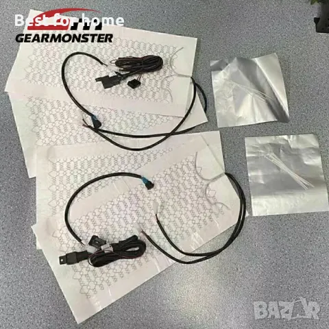 Карбонова система за отопление на 2 автомобилни седалки Garzaar, снимка 11 - Аксесоари и консумативи - 48612445