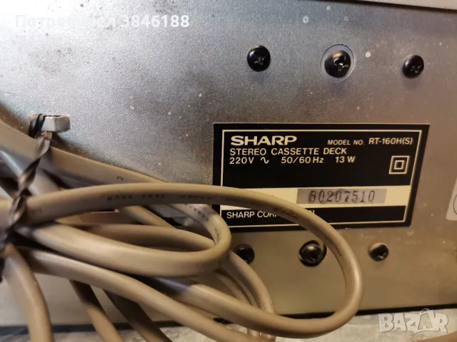 Sharp RT-160 S Cassette Deck, снимка 7 - Декове - 50061311