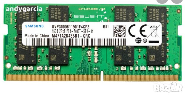 16GB DDR4 2400mhz Kingston (1x16GB DDR4) sodimm за лаптоп, снимка 5 - RAM памет - 33520479