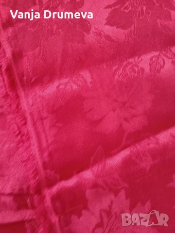 покривка от копринен сатен от соца нова, снимка 6 - Покривки за маси - 52343221