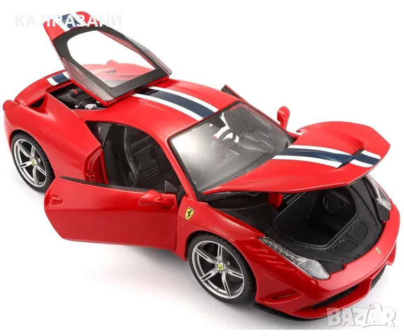 Bburago Ferrari - модел на кола 1:18 - Ферари 458 Speciale 18 16002, снимка 3 - Коли, камиони, мотори, писти - 49495019