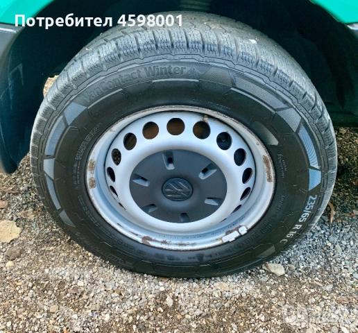 4бр.Нови Зимни Гуми Continental 235/65/16C DOT2624+Джанти 16цола 6x130 за Sprinter,Crafter, снимка 2 - Гуми и джанти - 52554649