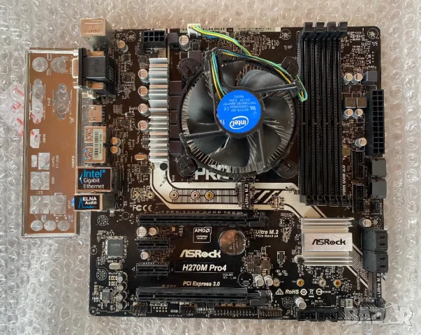 Дънна платка Asrock H270M-pro4, снимка 1 - Дънни платки - 47412711