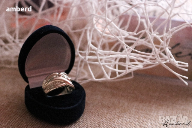 Страхотен сребърен  пръстен- модел R005, снимка 3 - Пръстени - 53411422