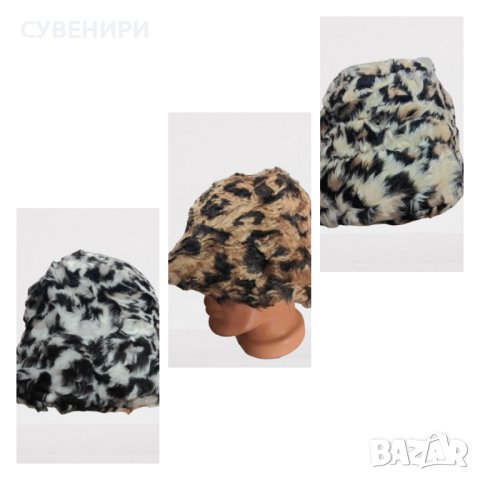 Дамска шапка идиотка с животински мотиви