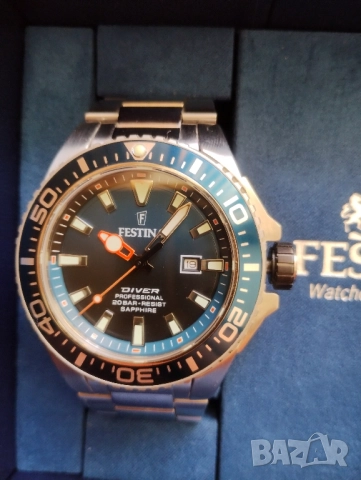 Оригинален"Festina"30bar Diver