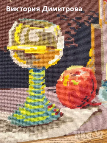 Гоблен "Натюрморт", снимка 4 - Гоблени - 47916983