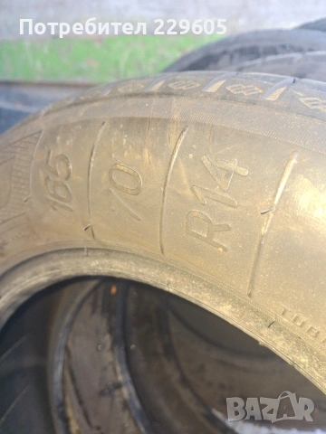 4 броя гуми 14 / 165/ 70 kleber, снимка 4 - Гуми и джанти - 53047290