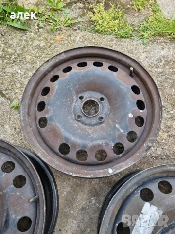 Опел железни джанти 16 4х100, снимка 4 - Гуми и джанти - 50611841