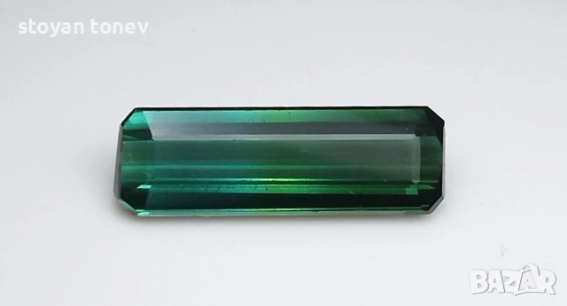 Великолепен двуцветен индиголит турмалин с VS чистота 5.55кт! Нов!, снимка 12 - Други - 50659351