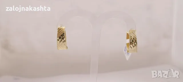 Нови Златни обеци-1,94гр/14кр, снимка 2 - Обеци - 49341869