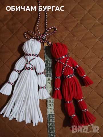 РЪЧНО ИЗРАБОТЕНИ 23см дължина на Пижо и Пенда,може да се изработят и в други размери, снимка 2 - Ръчно изработени сувенири - 53134682