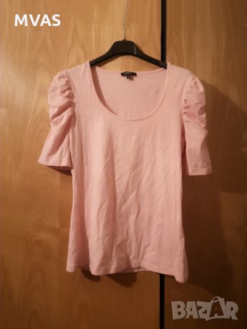 Нова розова блузка с буфан ръкави M размер