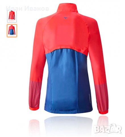 Mizuno термо , водоустойчиво Дамско яке за бягане  размер Л , снимка 2 - Спортни екипи - 35503522