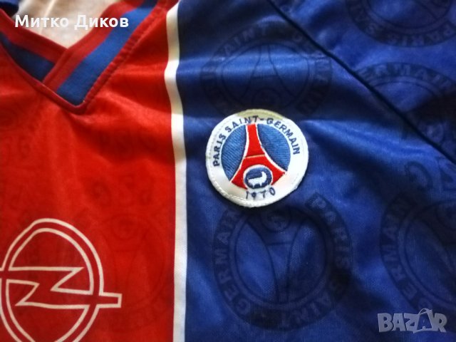 ПСЖ футболна фен тениска Опел от сезон 1996-1997г размер Л, снимка 4 - Футбол - 35259386