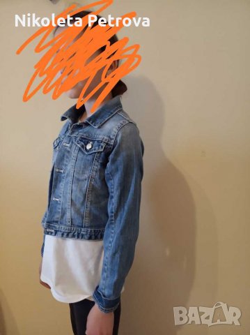 Дънково яке за госпожица, снимка 3 - Детски якета и елеци - 28796802