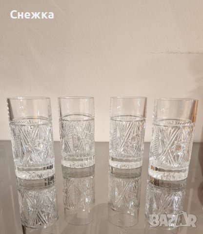 Кристални чаши, снимка 1 - Чаши - 38721039