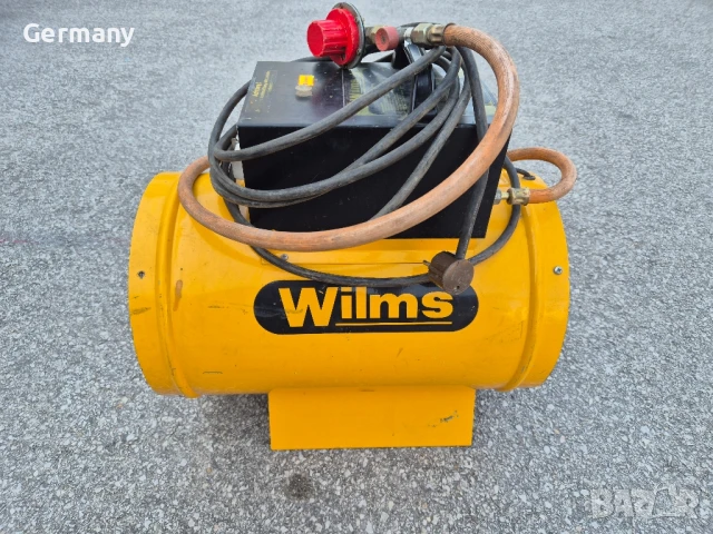 немски газов калорифер на газ wilms, снимка 3 - Котлони - 50553379