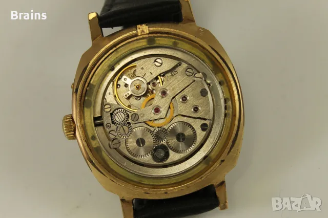 Руски Позлатен Часовник СЛАВА 26 камъка, снимка 8 - Антикварни и старинни предмети - 50078477