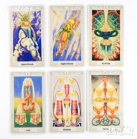 Уникални таро карти: Osho Zen Tarot & Thoth Tarot & Golden Dawn Tarot, снимка 11 - Карти за игра - 34166777