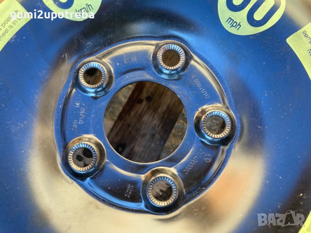 17 резервна джанта патерица 5х112 Mercedes E class W212 W213 155/70/17, снимка 4 - Гуми и джанти - 43911294