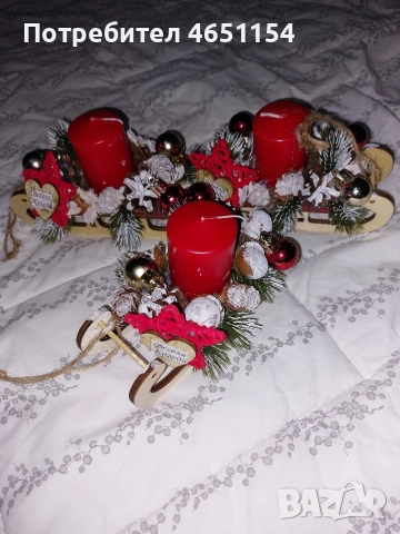 Коледни шейни , снимка 5 - Декорация за дома - 52577726