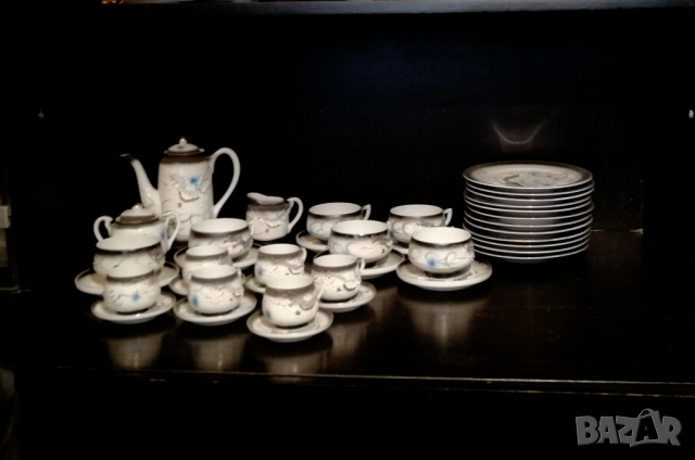 Японски сервиз  за кафе и чай - Vintage Japan Handmade , снимка 7 - Сервизи - 36384156