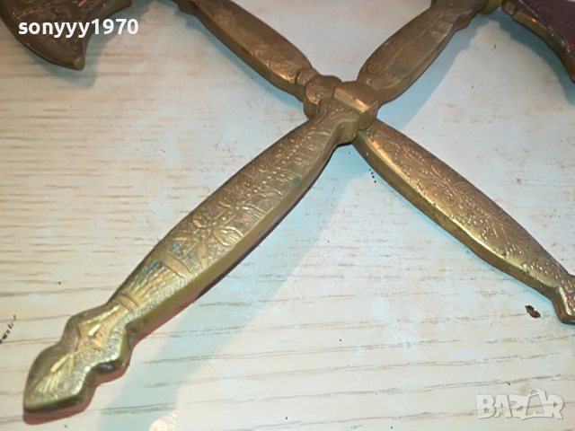 БРАДВИ МЕД/МЕСИНГ-ВНОС АНГЛИЯ 2304221923, снимка 10 - Антикварни и старинни предмети - 36546744