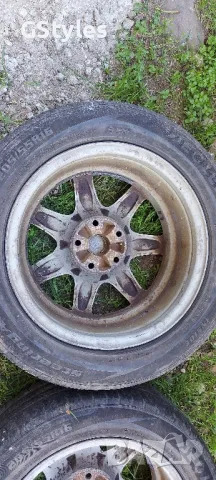 4бр лети джанти 5x112 6,5j 16h2 et 35 с летни гуми 205/55/16 , снимка 3 - Гуми и джанти - 47735022