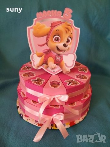 Картонена торта Пес Патрул Скай , снимка 3 - Други - 26305157