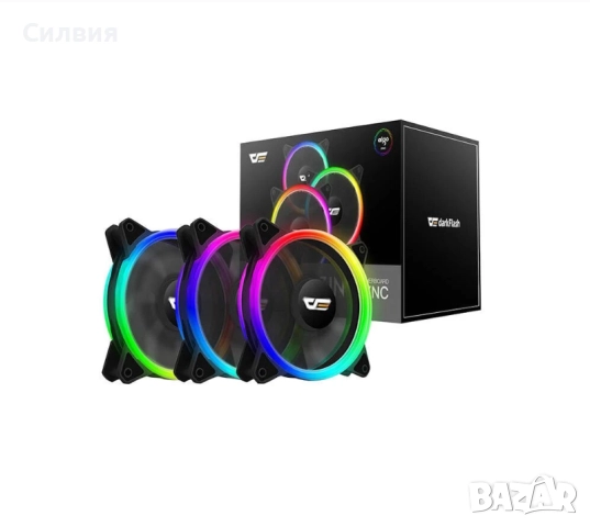 5 вентилаторa Darkflash DR12 Pro ARGB 120x120
