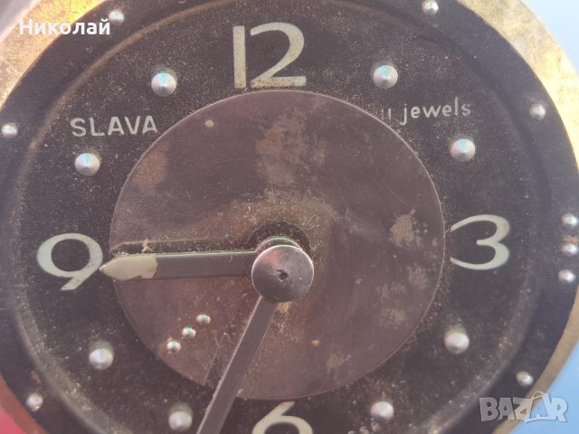 Будилник настолен часовник Слава за незрящи слепи, снимка 3 - Антикварни и старинни предмети - 44921038