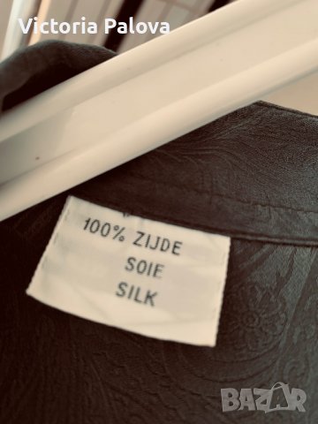 Разкошна риза HS URBAN,100% коприна, снимка 4 - Ризи - 38405970