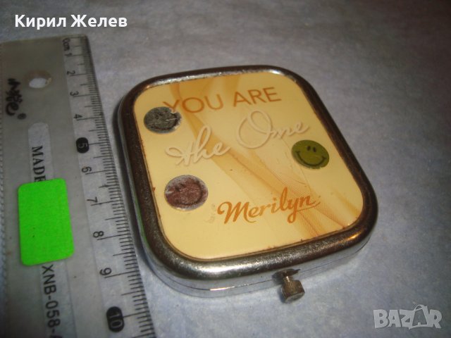 Merilyn Фешън - Арт СТИЛНО КРАСИВО СГЪВАЕМО СРЕБРИСТО МЕТАЛНО ДЖОБНО ДАМСКО ОГЛЕДАЛЦЕ 26177, снимка 6 - Други - 38258898