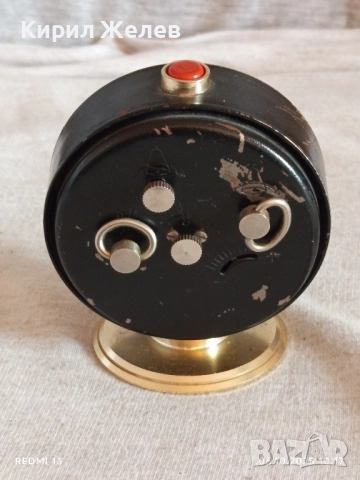 Стар механичен будилник СЛАВА СССР перфектно състояние за КОЛЕКЦИЯ ДЕКОРАЦИЯ 50595, снимка 5 - Антикварни и старинни предмети - 51958602