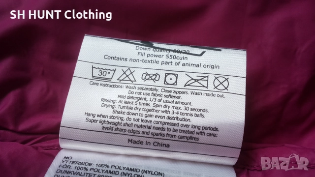 Bergans of NORWAY JOSTEN DOWN Youth Girl Jacket Размер 13-14 г / 164 см детско пухено яке 47-66, снимка 14 - Детски якета и елеци - 52825594