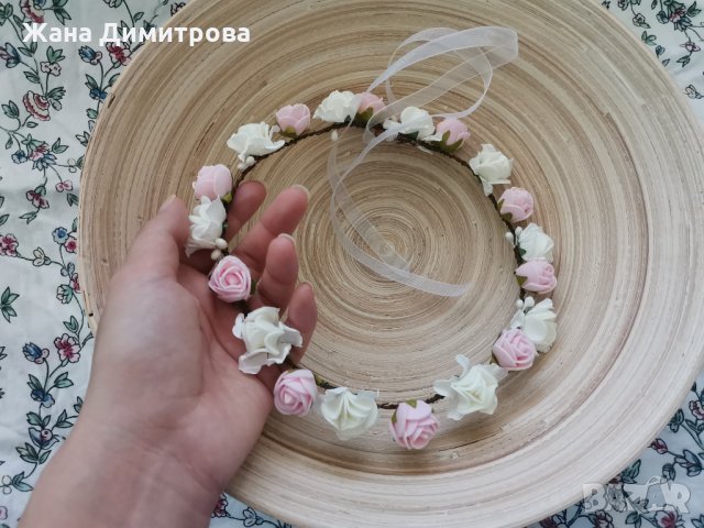 Ръчно изработени венчета , снимка 7 - Аксесоари за коса - 33662849