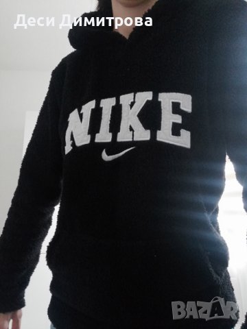 Нова дебела топла плюшена блуза Nike, снимка 11 - Спортни дрехи, екипи - 42576304