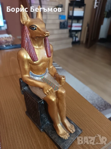 Анубис /Anubis Statue Egyptian Pharaoh, снимка 5 - Колекции - 53052715
